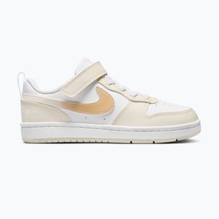 Vaikiški batai Nike Court Borough Low white/chalk/white/shimmer
