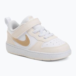 Vaikiški batai Nike Court Borough Low white/chalk/white/shimmer