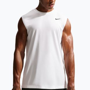 Vyriški treniruočių marškinėliai Nike Dri-FIT Sleeveless Training Top white/black
