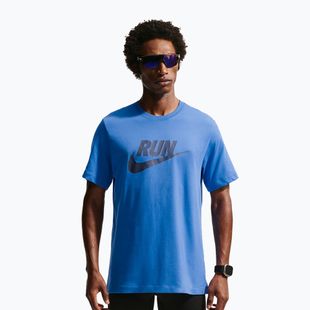 Vyriški bėgimo marškinėliai Nike Dri-Fit Running blue crystal/thunder blue