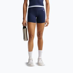 Moteriški šortai Nike One High Waisted Biker 5" midnight navy/hydrogen blue/white