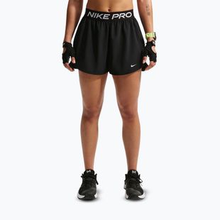 Moteriški treniruočių šortai Nike Pro 2in1 black/white