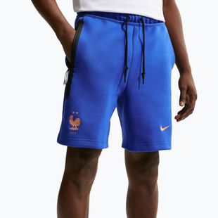 Vyriški futbolo šortai Nike FFF Tech Fleece game royal/metallic copper