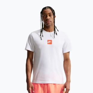 Vyriški marškinėliai Nike Sportswear white/black