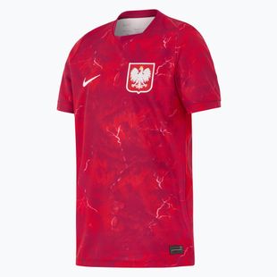 Vaikiški futbolo marškinėliai Nike Dri-Fit Poland Stadium Away 2026 noble red/sport red