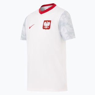 Vaikiški futbolo marškinėliai Nike Dri-Fit Poland Home 2026 white/field silver