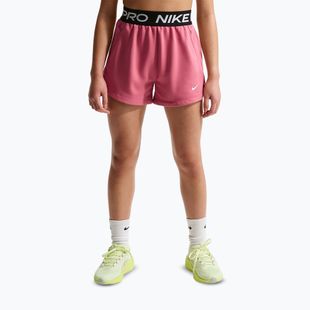 Vaikiški šortai Nike Pro Fleece Dri-Fit peony/peony/black/white