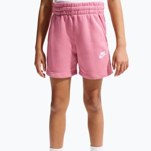 Vaikiški šortai Nike Sportswear Club Fleece peony/peony/white