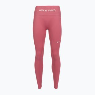 Moteriškos Nike Pro Seamless tamprės rožinės peonijos/baltos spalvos