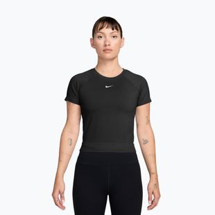 Moteriški treniruočių marškinėliai Nike Pro Seamless Dri-Fit black/white