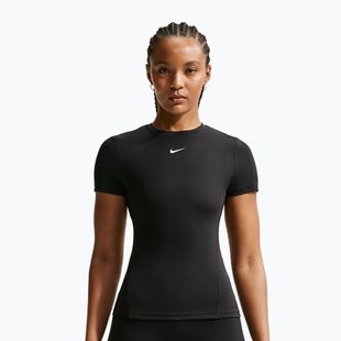 Moteriški treniruočių marškinėliai Nike One Fitted black/white