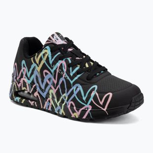 Moteriški batai SKECHERS JGoldcrown Uno Spread The Love black