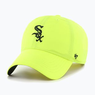 Kepuraitė su snapeliu 47 Brand MLB Chicago White Sox Brrr CLEAN UP neon yellow