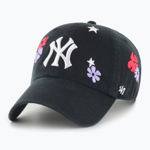 Kepuraitė su snapeliu 47 Brand MLB New York Yankees Flora CLEAN UP black