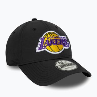 Kepurė su snapeliu New Era Recycled 9Forty Lakers juoda/oficiali arbatos komandos spalva