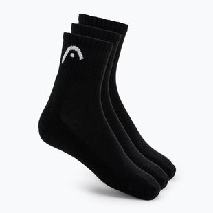 Kojinės HEAD Tennis 3P Club Short Crew 3 pairs black