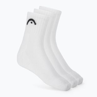 Kojinės HEAD Tennis 3P Club Short Crew 3 pairs white