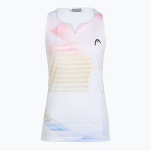 Moteriški teniso marškinėliai HEAD Agility Tank Top light blue/print vision