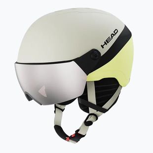 Vaikiškas slidinėjimo šalmas HEAD Yuki Visor Jr lime swirl/silver/red