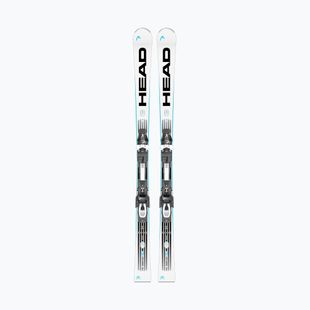 Kalnų slidės + apkaustai HEAD WC Rebels e-SL RP EVO 14 + Freeflex 14 GW white/black