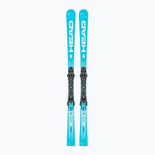 Kalnų slidės + apkaustai HEAD WC Rebels e-Race Pro RP WCR 14 + Protector+ FF 14 GW blue/white