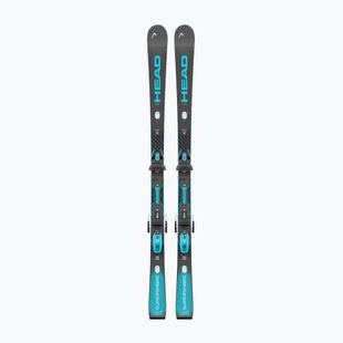 Kalnų slidės + apkaustai HEAD Supershape e-Speed SW BB-PR + Protector Evo PR 13 GW black/blue