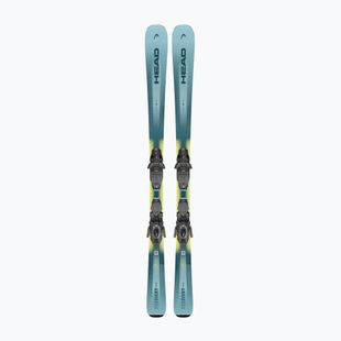 Kalnų slidės + apkaustai HEAD Discovery 74 Sport AM BB-PR + Protector Evo PR 11 GW blue/yellow