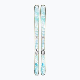 Moteriškos kalnų slidės + apkaustai HEAD Kore 93 Ti + Protector+ Attack 14 GW white/blue