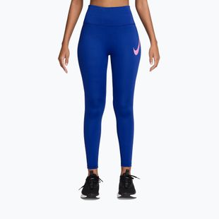 Moteriškos tamprės Nike Tempo Swoosh Run old royal/pink rise