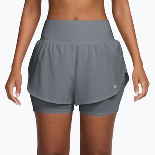 Moteriški bėgimo šortai Nike Tempo Flow cool grey/cool grey