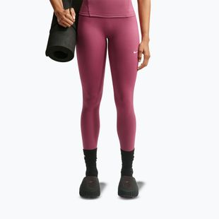 Moteriškos tamprės Nike One pink smoke/white