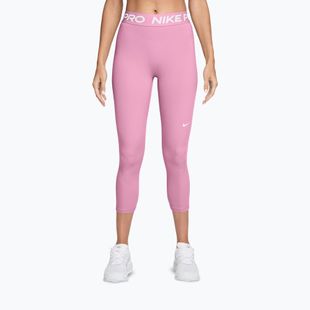 Moteriškos tamprės Nike Pro pink rise/white