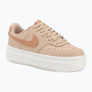 Moteriški batai Nike Court Vision Alta shimmer/sail/light cognac