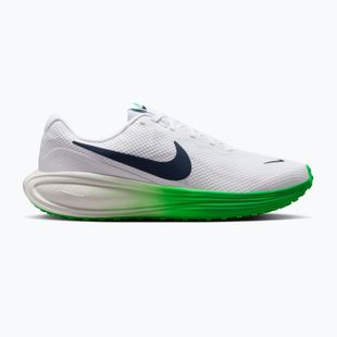 Vyriški bėgimo batai Nike Revolution 8 white/green spark/midnight navy