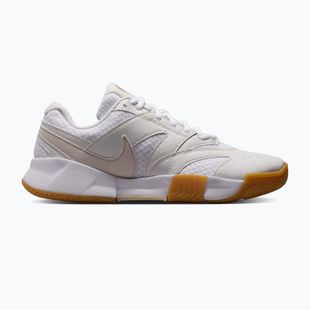 Moteriški teniso bateliai Nike Court Lite 4 White/Summit White/Linen/Light Orewood Brown
