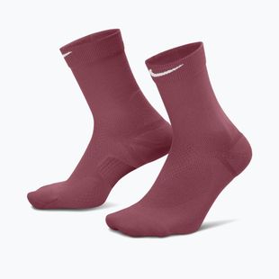 Kojinės Nike Run Midweight Crew pink smoke/pink rise/white