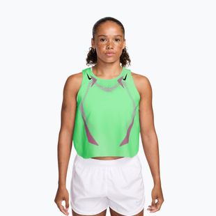 Vyriški bėgimo marškinėliai Nike AeroSwift illusion green/black/black