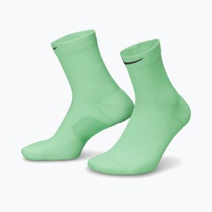 Kojinės Nike Run Midweight Micro Crew cucumber calm/black/black