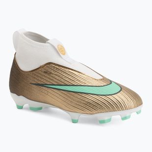 Vaikiški futbolo bateliai Nike Jr. Mercurial Superfly 11 Academy "Kylian Mbappé" metallic gold/green glow
