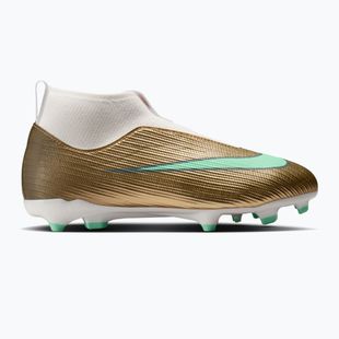 Vaikiški futbolo bateliai Nike Jr. Mercurial Superfly 11 Academy "Kylian Mbappé" metallic gold/green glow