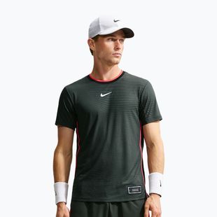 Polo marškinėliai Nike Court Slam Aero-Fit Black Spruce/White
