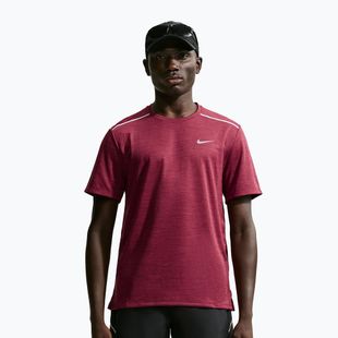 Vyriški bėgimo marškinėliai Nike Miler Dri-Fit UV tough red/mystic dates