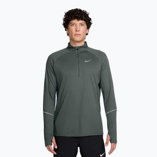 Vyriškas bėgimo džemperis Nike Miler Dri-Fit UV 1/2 Zip camo green