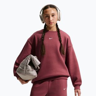 Vaikiškas džemperis Nike Sportswear Studio pink smoke/white