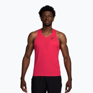 Vyriški bėgimo marškinėliai Nike AeroSwift fusion red/black