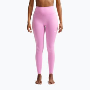 Moteriškos treniruočių tamprės Nike One pink rise/white