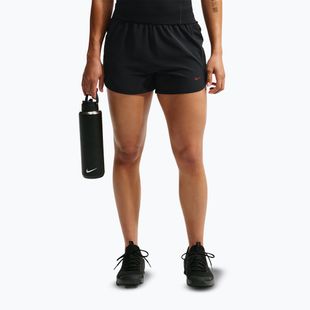 Moteriški treniruočių šortai Nike One black/black/university red