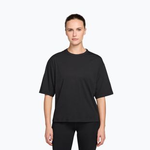 Moteriški treniruočių marškinėliai Nike 24.7 ImpossiblySoft Light black/dark smoke grey