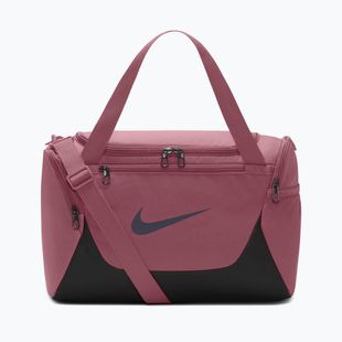 Treniruočiųkrepšys Nike Brasilia Duffel Extra Small 24 l pink smoke/black/gridiron