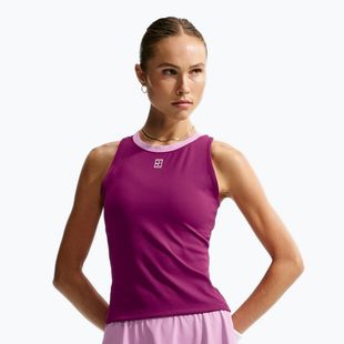 Vaikiški teniso marškinėliai Nike Court Advantage true berry/white